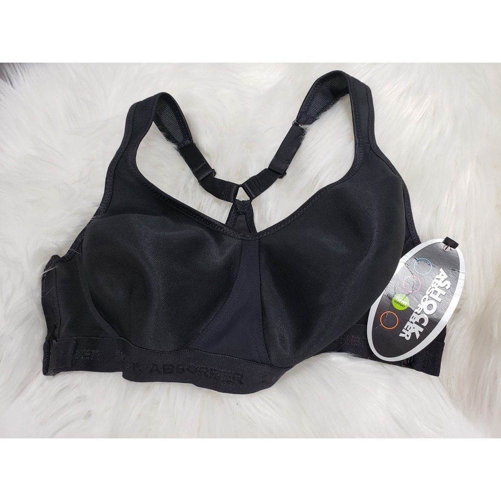 NEW Shock Absorber 36B Sports Bra‎ Adjustable Firm Support Racerback Athletic